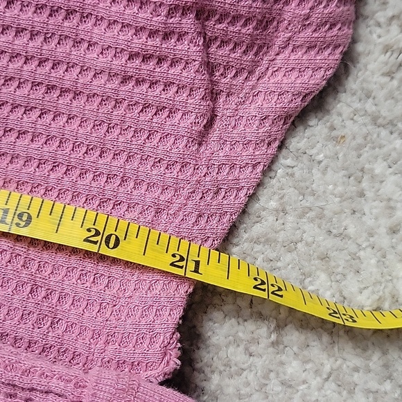 Free People forget me not long sleeve t-shirt in wine - Picture 7 of 7